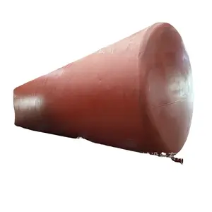 50m3 Concentrated Sulfuric Acid Tank Horizontal Single-Layer Acid And Alkali Storage Tank Power Plant Steel-Lined Rubber Hydroc