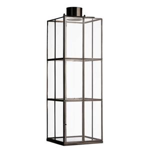 Venta caliente negro vidrio templado Metal piso linterna hogar decorativo moderno hecho a mano cuadrado troquelado impresión Navidad - Product Image 5