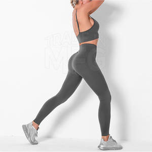 Conjunto de Yoga de talla grande para mujer, conjunto de Yoga de secado rápido, servicio OME, diseño personalizado, conjunto de Yoga para mujer - Product Image 3