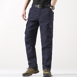 Pantalon cargo décontracté de conception simple pour hommes pour l'été tissu résistant à l'eau de taille moyenne personnalisé pour les activités de plein air vêtements pour hommes et femmes - Product Image 3