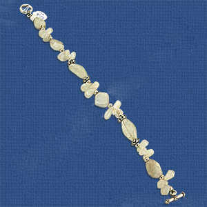 Pulsera de Jade con Bola de Granate para Mujer, Chapada en Oro, Joyería de Diseño - Product Image 1
