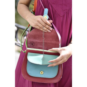 LW cuero genuino mujer pelo multifuncional en Sling Bag mochila de tendencia para mujer - Product Image 3