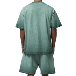 ชุดเสื้อยืดกางเกงขาสั้นสำหรับผู้ชายเสื้อแห้งเร็วระบายอากาศได้ดีไซส์ใหญ่พิเศษออกแบบได้ตามต้องการ - Product Image 2