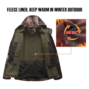 Chaqueta Impermeable de Invierno con Capucha de Alta Calidad, Chaqueta Táctica de Softshell para Exteriores, para Caza, Unisex - Product Image 6