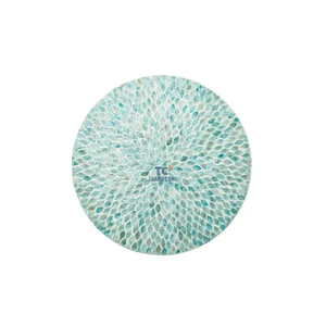 Best Seller Modern Design Mother of Pearl round Placemat Serving Tray for Tableware Restaurant Kitchenware Made in Vietnam - Product Image 3