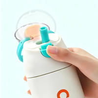 Botella de Agua Deportiva de 700 ml para Actividades al Aire Libre, de Acero Inoxidable, Portátil, con Pajita y Boquilla, Termo al Vacío, a Prueba de Fugas