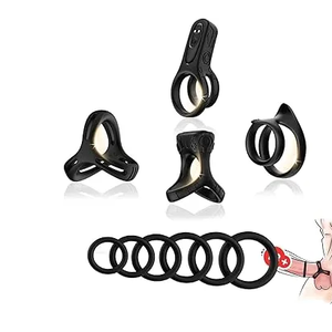 Anneau pénien en silicone souple, flexible, confortable, réutilisable, produit de bien-être pour adultes, achat en gros, fabricant - Product Image 2