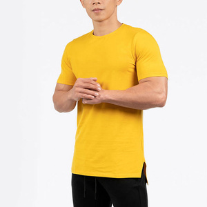 Custom Yellow Gym Fitness Short Sleeve Summer <b>Men</b> <b>T</b> <b>Shirt</b> Quick Dry Cotton Material Cheap Price Round Neck Man <b>T</b> <b>Shirts</b> All Size - Product Image 1
