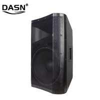DASN SCH15D3 15 pouces 500W en plastique PA alimenté Audio professionnel maison fête Subwoofer haut-parleurs portables actifs système sonore