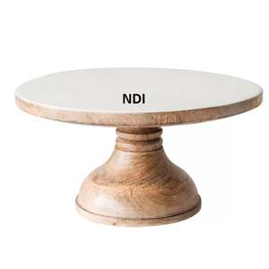 Soporte de pastel de taza de madera para la mejor calidad, accesorios de decoración de vajilla para el hogar, Soporte para servidor de pasteles para fiestas de boda - Product Image 1