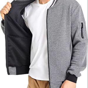 Chaqueta universitaria para hombre, chaqueta ligera, chaquetas bomber informales Waffle Letterman, chaqueta universitaria de moda para hombre - Product Image 1