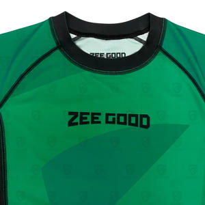 Camiseta de Manga Larga Personalizada para Hombre, Impresión por Sublimación, Traje de Baño sin Protección Solar, Camiseta de Manga Corta para MMA - Product Image 3