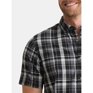 Camisas de Hombre Casuales de Aspecto Elegante, Camisa de Tela de Algodón con Ajuste Cómodo para Uso Diario en la Oficina - Product Image 5