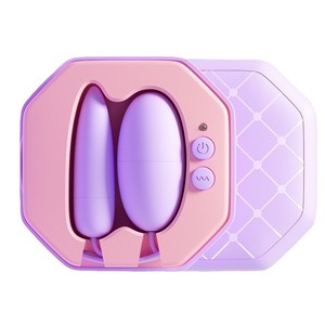 Vibrateur à double tête pour femmes, pointe et boule ronde, pour massage anal et vaginal en forme d'œuf - Product Image 3