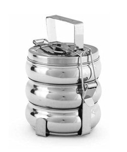 Boîte à lunch bento en acier inoxydable à 3 compartiments, style indien, qualité alimentaire, 10x3, article le plus vendu en 2025 - Product Image 6