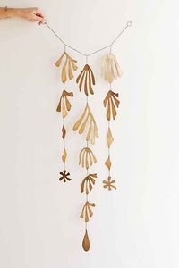 Contemporary Abstract Metal Wall Art Unique Hanging Decor for Living Room and <b>Office</b> for Diwali Interior Decoration - Product Image 4