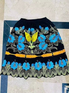 Hawaiian Wear Embroidery Woven Anti-Bacterial Manufactured Pakistan Low Prices High Quality Cotton Women's Casual Mini <b>Skirts</b> - Product Image 5