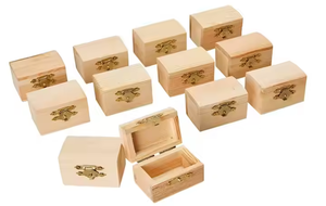 Caja de Joyería de Madera con Logotipo Personalizado, Caja de Regalo de Madera para Joyas - Product Image 5