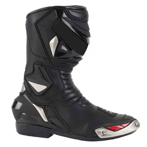 حذاء سباقات الدراجات النارية للرجال تصميم فريد مخصص من مصنع المعدات الأصلي حذاء من الجلد عالي الجودة للرجال