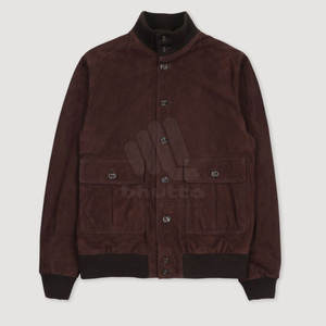 Vestes en daim pour hommes, coupe confortable, veste en cuir pour un style moderne et les voyages, vestes en daim - Product Image 5