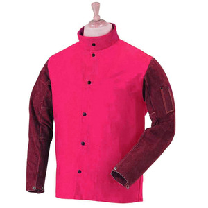 Keem Brother เสื้อแจ็กเก็ตสำหรับงานเชื่อม, เสื้อโค้ทหนังวัวแยกสูงกันน้ำน้ำหนักเบาชุดทำงานช่าง - Product Image 2