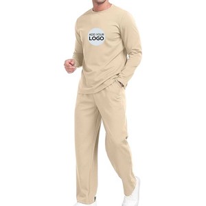 <b>Men's</b> Hoodie Tracksuit 2 Pieces Set Color <b>Pullover</b> Fleece Sweatshirt Long Sleeve Casual Sweatshirt Sweatsuit - Product Image 2