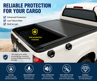 Couverture rétractable électrique pour Nissan Titan avec benne de 5,5 pieds et télécommande sans fil
