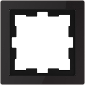 Per Schneider Electric Merten D-Life Interruttore a Muro a 1 Modulo MTN4010-6503 Cornice Nera Onyx - Product Image 1