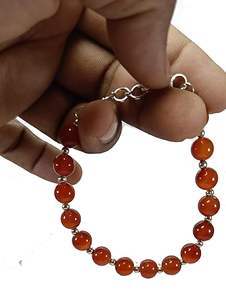 Bracelet en cristal cornaline rouge 8mm perles rondes ajustables pierre cristal pierre précieuse bijoux de mode hommes et femmes cadeau énergie - Product Image 6