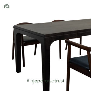 โต๊ะอาหารทำมือ ทันสมัย ทนทาน 6-8 ที่นั่ง ขาไม้ ดีไซน์ใหม่ ใช้ได้ในห้องนั่งเล่น ห้องนอน โรงแรม ขายส่ง ใช้กลางแจ้งได้ - Product Image 3