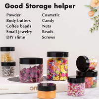 Bocaux alimentaires Manufacture du Vietnam Conteneur de stockage d'aliments secs en plastique transparent Distributeur de cuisine en PET durable pour céréales Pots de haricots de riz