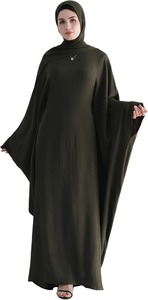 เดรสอาบายาของผู้หญิงหรูหรามาใหม่เสื้อผ้าอิสลามพิมพ์ลายเสื้อสำหรับใส่กลางแจ้งดีไซน์ชายเสื้อแบบบานออก2025 - Product Image 4