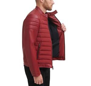 Chaqueta Acolchada Personalizada al por Mayor para Hombre, 100% Algodón, Talla Grande, Informal, con Capucha, de Secado Rápido, Reversible y Transpirable para Actividades al Aire Libre - Product Image 3