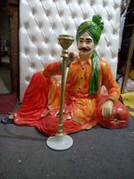 Statues de femmes Punjabi Bhangra en bois, modernes, luxueuses et simples, pour la décoration de mariage en intérieur/extérieur