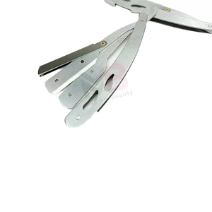 Navaja de Barbero de Acero Inoxidable Reutilizable 2026, Instrumentos de Belleza Personalizados de Alta Calidad, Color Personalizado - Product Image 4