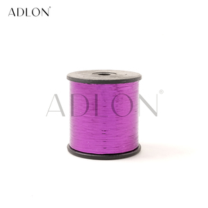 Nhà Máy Bán buôn m loại Polyester glitty hồng vàng bạc lurex đầy màu sắc sợi kim loại chủ đề cho đan - Product Image 3