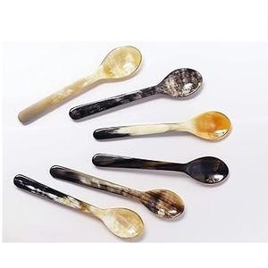 Cuillères en corne naturelle OX/COW pour la production de cuillères à café de haute qualité pour les fêtes et le bureau - Product Image 1