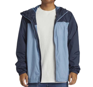 Chaqueta Cortavientos Impermeable con Cremallera para Hombre, Color Sólido, Logotipo Personalizado, Transpirable, para Correr al Aire Libre - Product Image 3