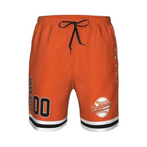 Pantalones cortos deportivos para hombre con logotipo personalizado, ropa deportiva de entrenamiento de gimnasio de malla transpirable de secado rápido, pantalones de verano - Product Image 5