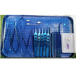 Juego de Instrumentos Quirúrgicos Oftálmicos de Titanio para Cataratas, 21 Piezas, con Caja, CE - Product Image 3
