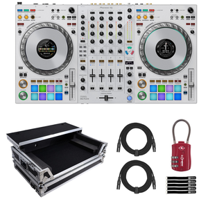 ชุดพร้อมจัดส่ง Pioneer DDJ-FLX10-W คอนโทรลเลอร์ดีเจ 4 ช่องสัญญาณ สำหรับ rekordbox และ Serato DJ สีขาว - Product Image 2