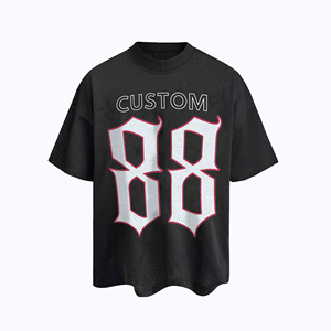 เสื้อเจอร์ซีย์ตาข่ายคอวีพอดีตัวเสื้อเจอร์ซีย์ตาข่ายเสื้อเจอร์ซีย์สีเขียวมะกอก - Product Image 5