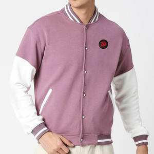 Veste Letterman personnalisée de style High Street pour hommes, nouveau design d'hiver avec col montant et large gamme d'options de couleurs personnalisées - Product Image 1