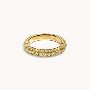 Bague Elara Pav en or 14 carats avec diamant de laboratoire - Product Image 2