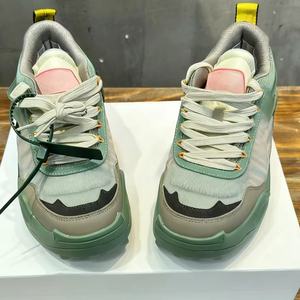 Chaussures de sport tendance pour hommes et femmes en cuir de vachette lisse, semelle extérieure en caoutchouc légère, chaussures de basket personnalisées - Product Image 4