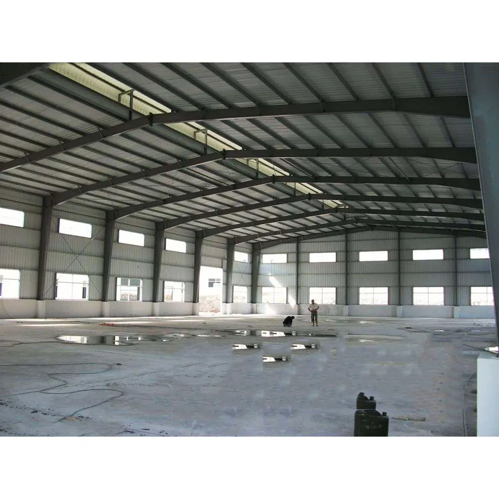 Industrial hall steel structure prefab metal warehouse building