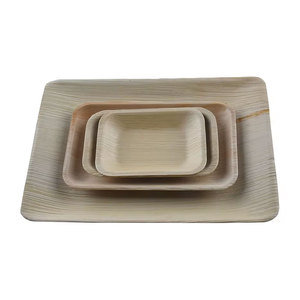 Las mejores bandejas rectangulares y cuadradas de madera desechables biodegradables en diferentes tamaños para servir comida en bodas y fiestas - Product Image 4
