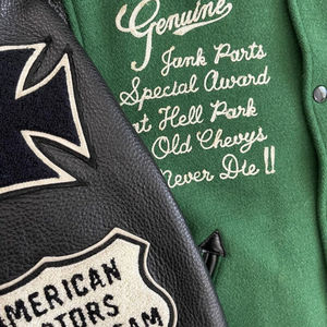 Custom College Varsity Jacket Men Design Streetwear Comfortable High Quality Quick Dry Breathable Spring Custom Material - Product Image 4