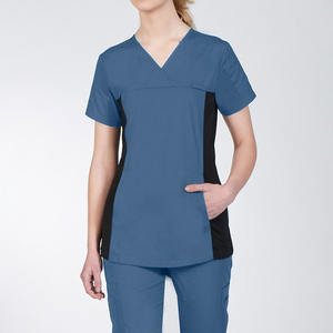 Conjuntos de Uniformes Médicos Personalizados con Logotipo, Uniformes de Enfermera Elásticos, Trajes de Hospital, Blusas de Enfermería, Conjuntos de Clínica, Uniformes Médicos para Mujer - Product Image 1