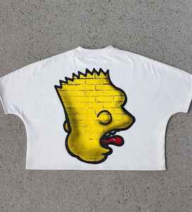 T-shirt graphique personnalisé pour homme, coupe ample et courte, 100% coton épais, impression DTG et sérigraphie - Product Image 3